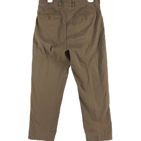 T Harris chino pants men’s khaki 32 x 30 regular fit flat front - Picture 2 of 7